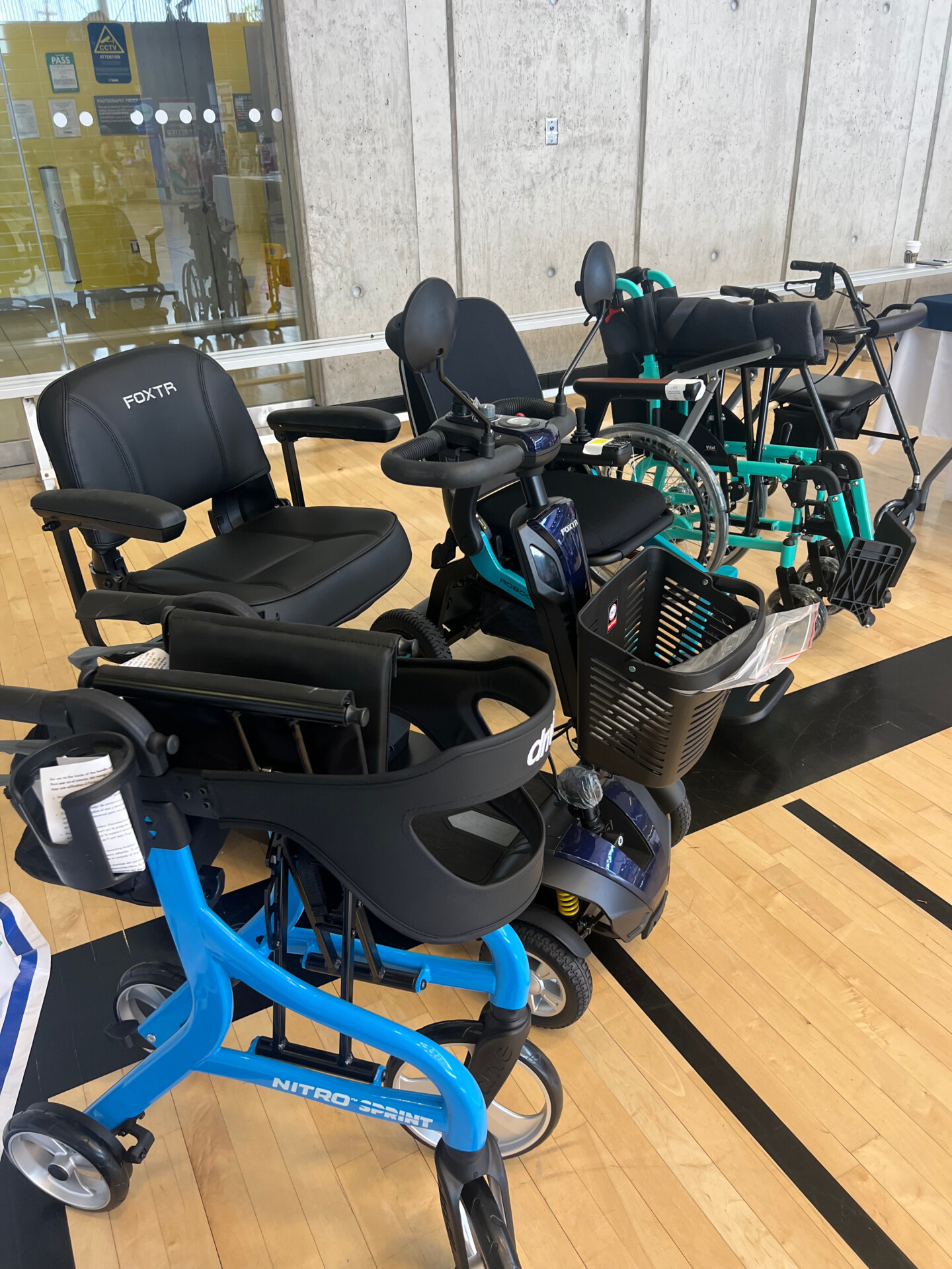 Top Selling Mobility Devices at the Health and Wellness Fair at York Recreation Centre