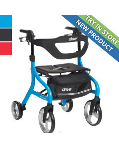Nitro Sprint Rollator by Drive Medical Blue - Beauty